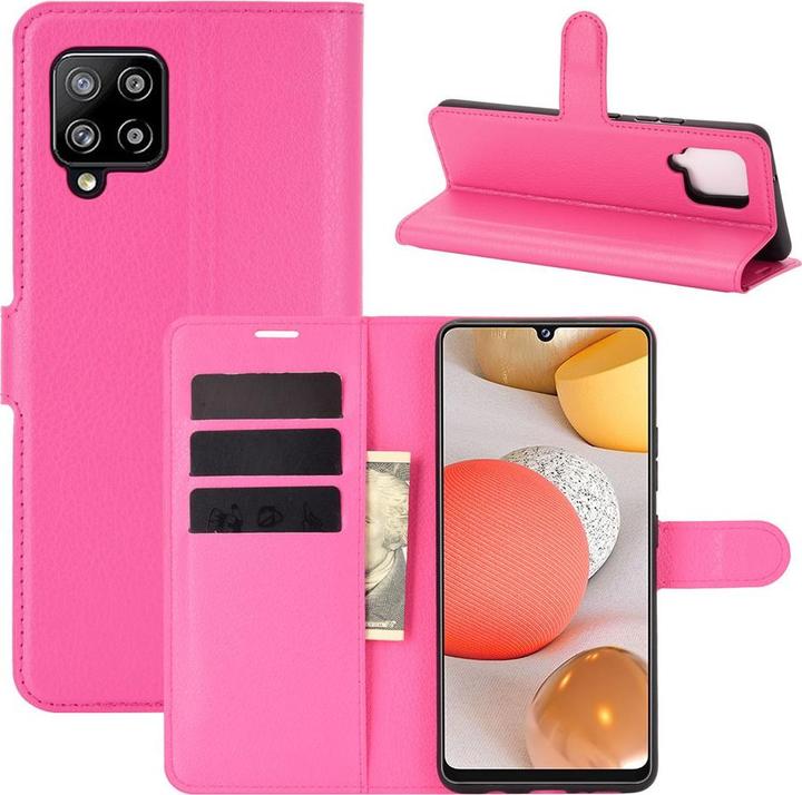 Productafbeelding Cover-Discount Galaxy A42 - Leren hoesje roze (Samsung Galaxy A42 5G)