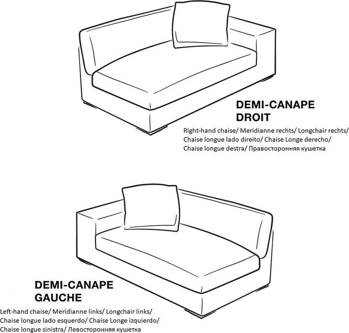 Actual product image AM.PM Lazare Velours Stonewashed (Corner sofa)