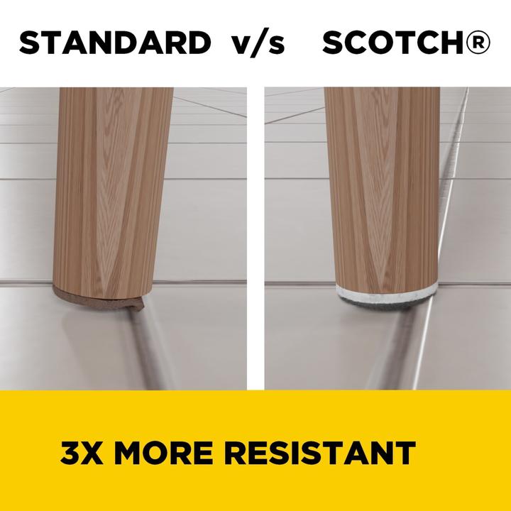 Productafbeelding Scotch Viltglijders Extra robuust Ø 34 mm (Vilten glijders, 4 Stuk)