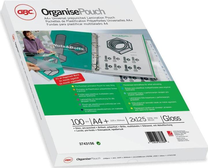 Produktbild GBC Laminierfolie (A4, 100 Stk., 125 µm)