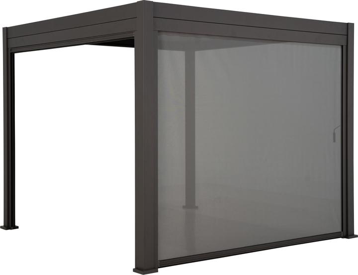 Leco Rollo 4 m zur Lamellenpergola DELUXE anthrazit