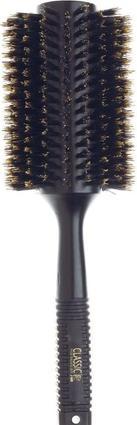 Sibel Classic 66 Black Wooden 70mm Radial Brush 100% Boar Bristle For Grip & Shine