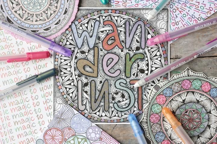 Actual product image Sakura Roller Gelly Shadow (Sorted, 5x)