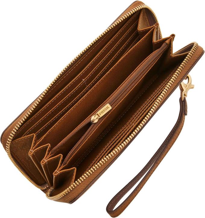 Actual product image Fossil Logan RFID Zip Around Clutch