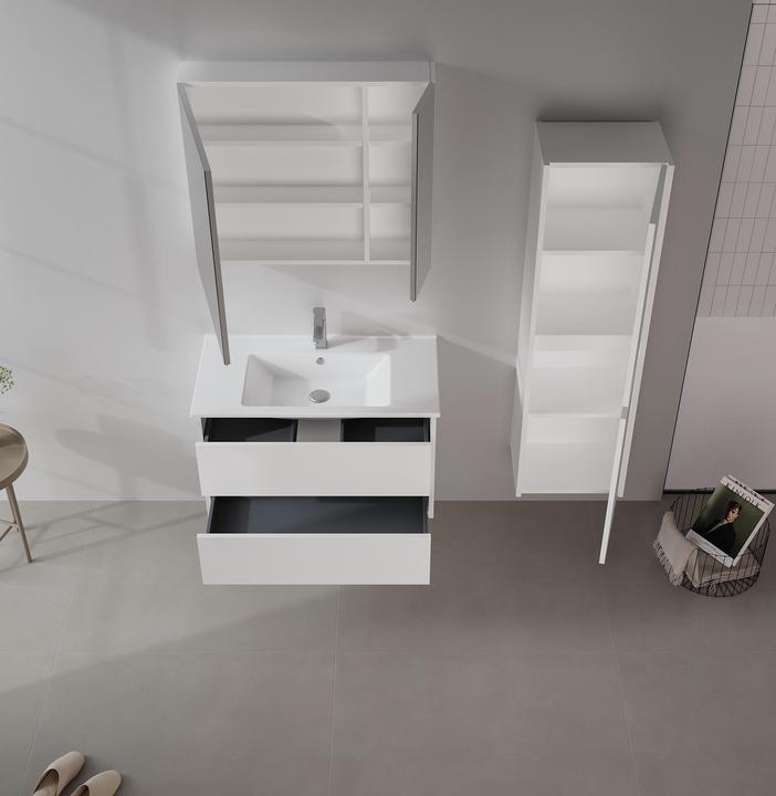 Produktbild Homitis Side 85 v2 Bathroom Cabinet With Sink & Mirror Set (2 Pieces)