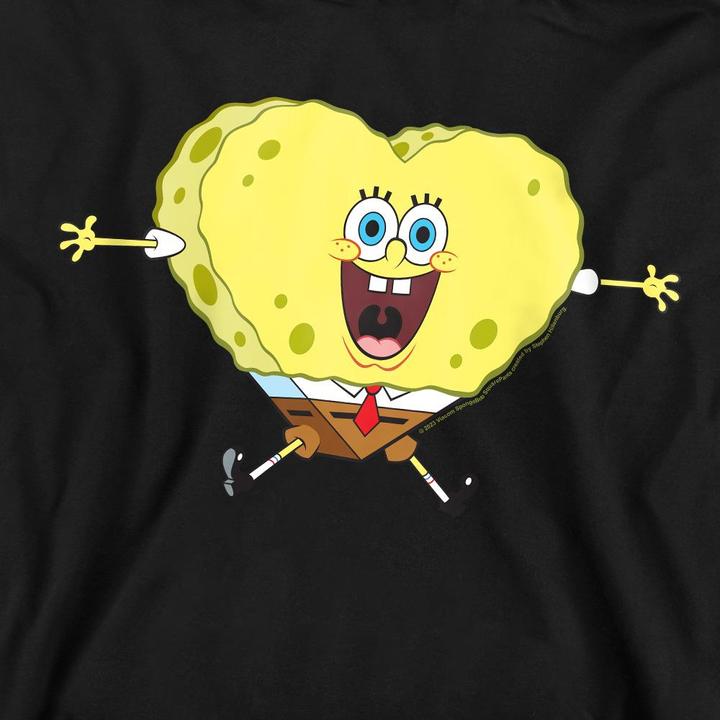 Produktbild Spongebob Squarepants HeartShaped Sweatshirt Valentinstag (S)