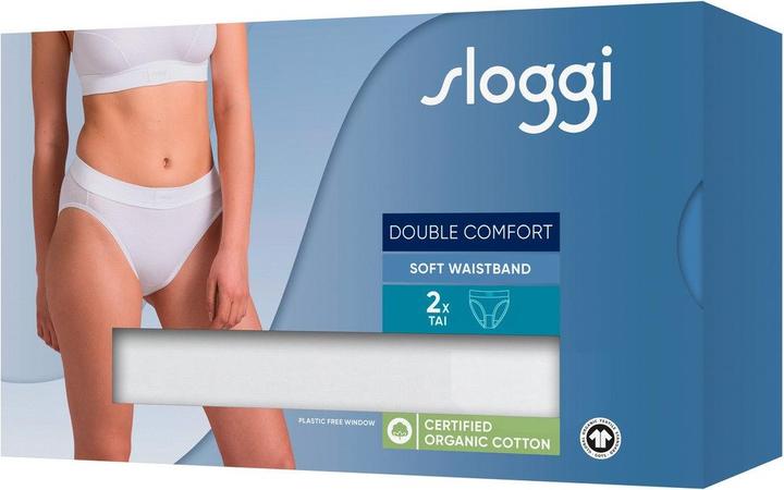 Produktbild Sloggi Slip Casual Bequem sitzend Double Comfort Tai 2P (46, 2er Pack)