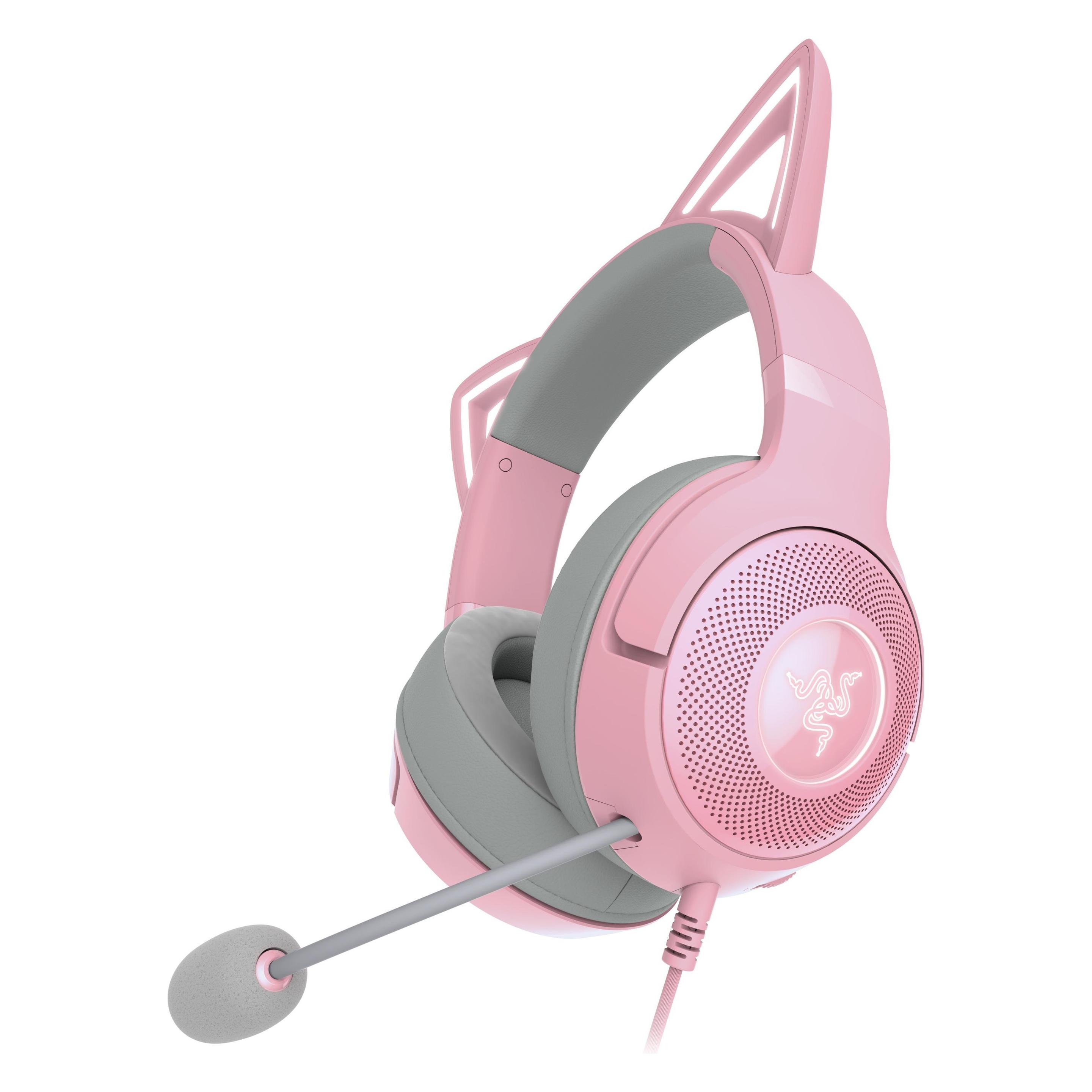 Razer Kraken Kitty V2 - Quartz Ed. (Kabelgebunden), Gaming Headset, Rosa