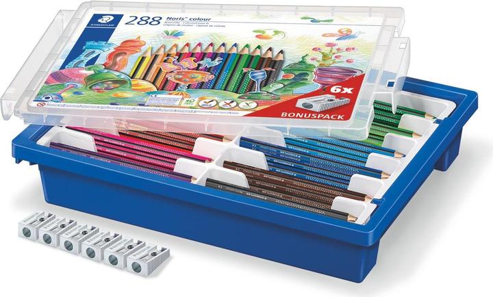 Produktbild Staedtler Dreikant-Buntstift Noris colour, 288er Box (Mehrfarbig, 288 x)
