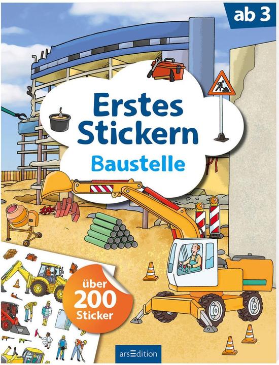 Produktbild Erstes Stickern Baustelle (Deutsch, Sebastian Coenen, 2018)