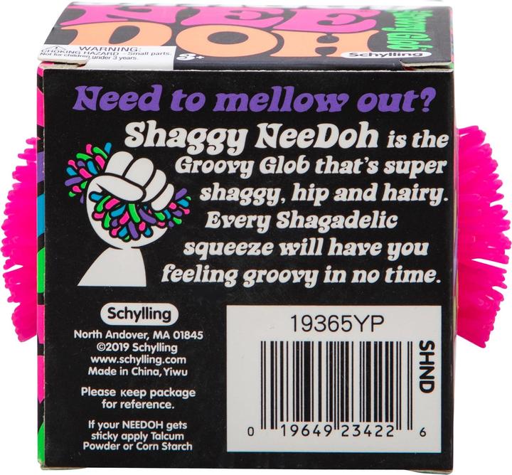 Actual product image NeeDoh Schylling Nee Doh Shaggy Stress ball