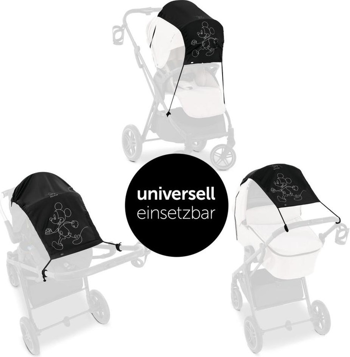 Actual product image Hauck Sunshade Mickey Mouse Black