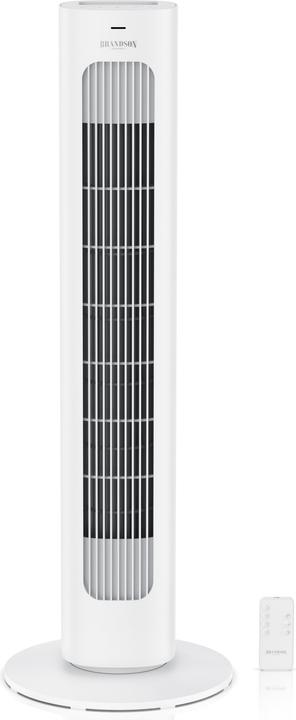 Produktbild Brandson Turmventilator, Fernbedienung, sehr leise, Oszillation, 3 Modi, Timer, 50 W, Standventilator 76cm (48 dB)