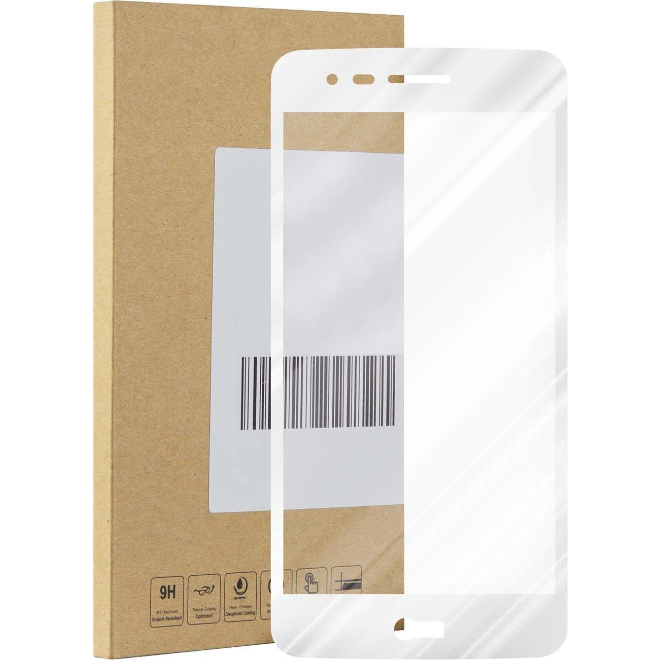 Thumbnail - Cadorabo Vollbild Displayschutzglas (1 Stück, LG K8 2017), Smartphone Schutzfolie, Weiss