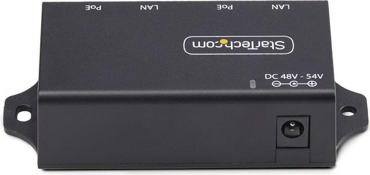 Actual product image StarTech Switch Acc 2-Port Gigabit PoE Injector (802.3at (PoE+), 30 W)