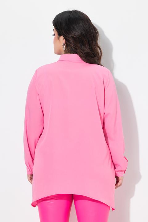 Actual product image Angel of Style Bluse, A-Linie, Metallic-Schriftzug, Zipfelsaum (50)
