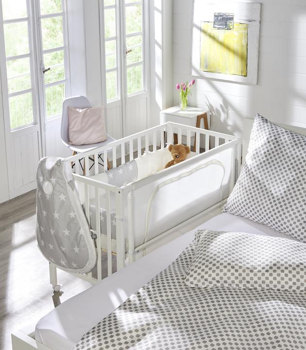 Actual product image Roba Room Bed 60x120 cm stars gray (60 x 120 cm)