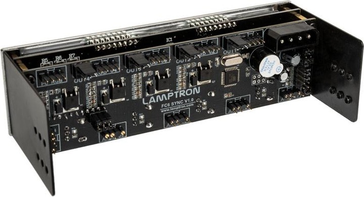 Actual product image Lamptron FC6 SYNC fan controller - silver - Accessories Cooler/Fan (4 Fan)