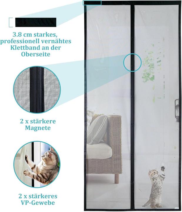 Produktbild Apalus Fliegengittertür (70 x 200 cm)