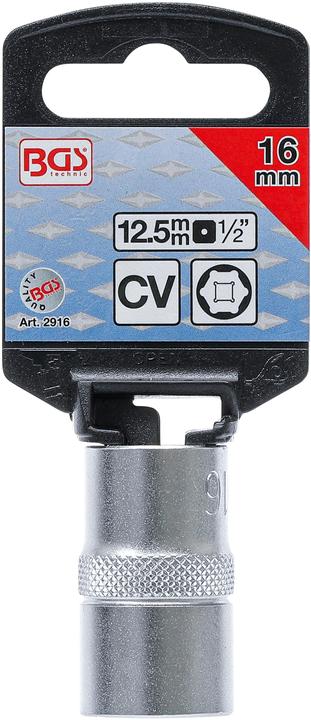 Image du produit BGS Douille pour clé, six pans | 12,5 mm (1/2") | 16 mm (16 mm)