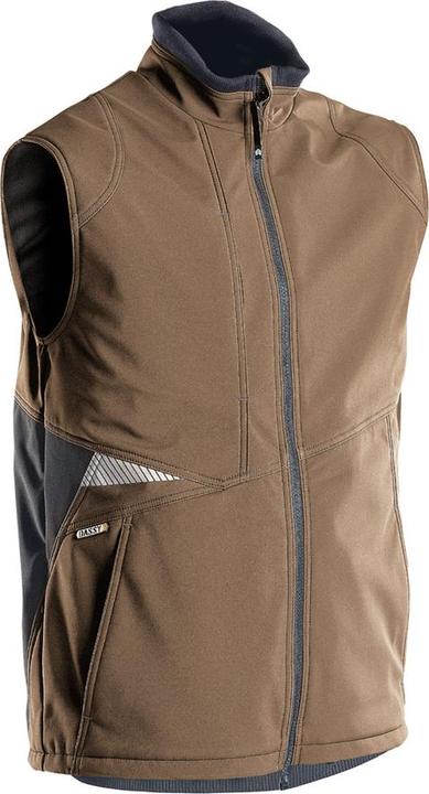 Produktbild Dassy Softshell-Weste Fusion lehmbraun/anthrazitgrau Gr. S (S)