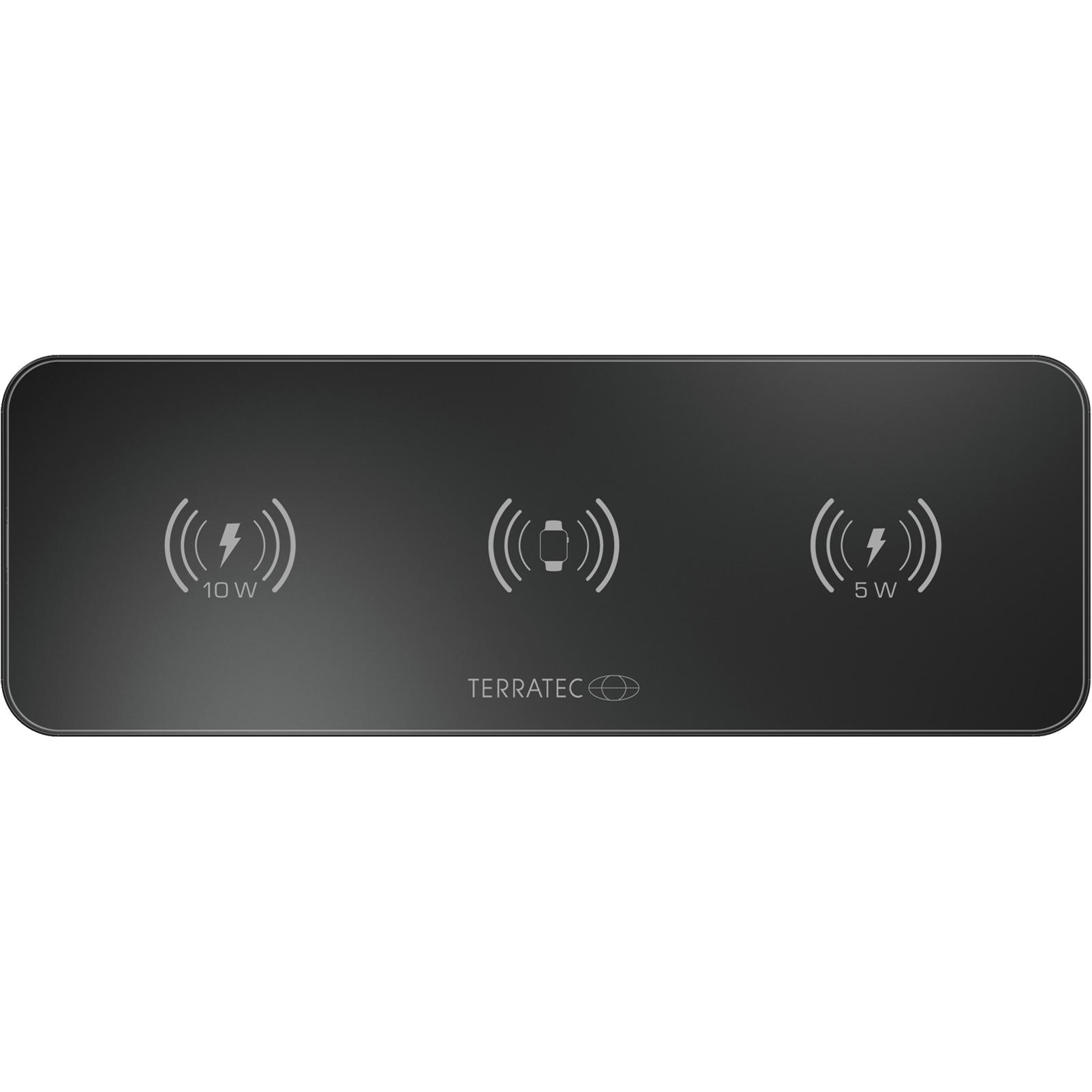 Terratec ChargeAir All (10 W), Wireless Charger, Schwarz