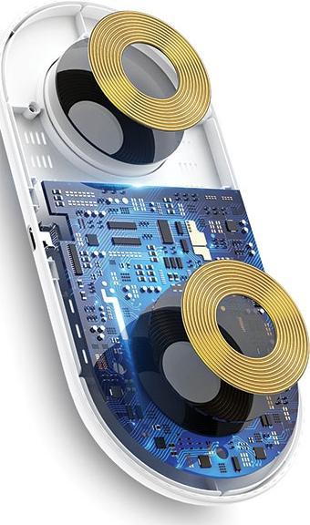 Actual product image Usams Ład. indukcyjna US-CD120 10W Dual biały/white CD120JN01 (10 W)