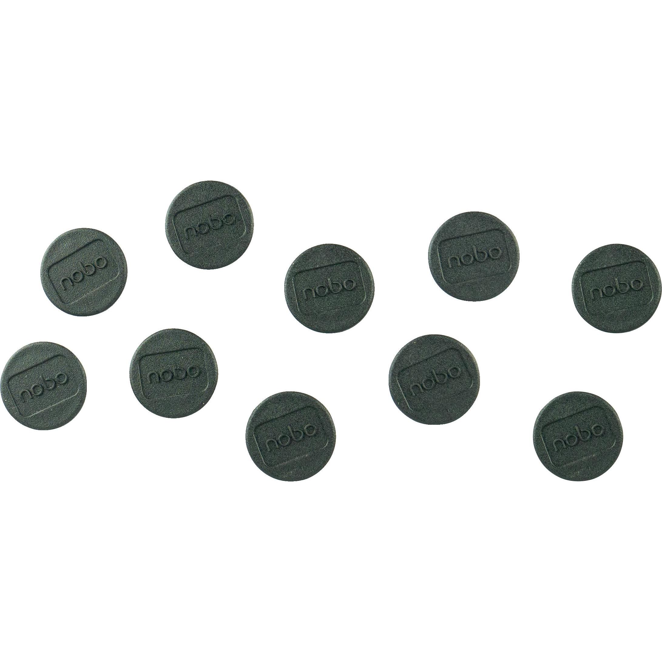 Nobo, Magnet, Magnet rund 24mm 1915291 schwarz 10 Stück (10 x)