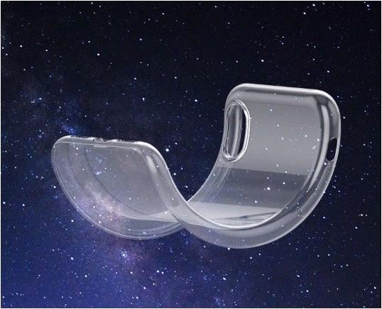 Actual product image Devia Ultraslim TPU cover for iPhone Xs Max - 0.5 mm - Transparent (Apple iPhone XS Max)