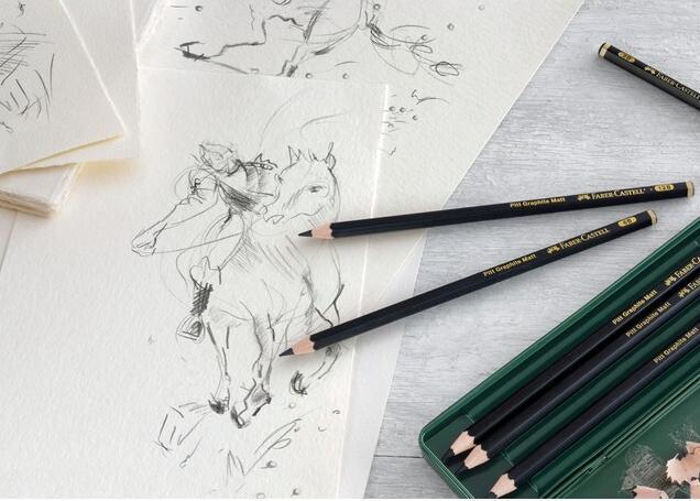 Produktbild Faber-Castell Pitt Graphite 6er (10B, 12B, 2B, 4B, 6B, 8B, HB, 6x)