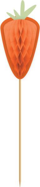 Amscan 10 Picks Carrot Honeycomb Paper/ Wood 17 cm (6 x)