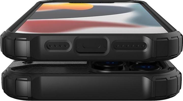Image du produit Hurtel Hybrid Armor Case Tough Rugged Cover pour iPhone 13 Pro noir (Apple iPhone 13 Pro)