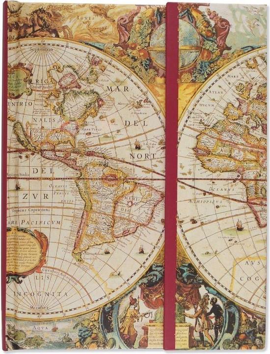 Journal Fold-Over Old World (A5, Liniert, Harter Einband)