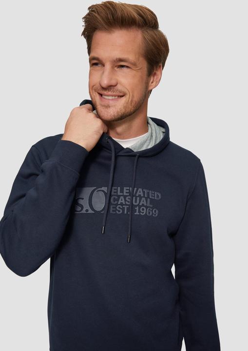 Produktbild s.Oliver Sweatshirt Hoodie mit Logo-Print (M)