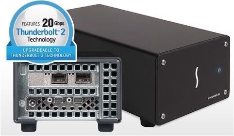 Produktbild Sonnet Twin 10G SFP+ Thunderbolt 2 to Dual 10 Gigagit Ethernet Adapter (SFP+s sold separately)