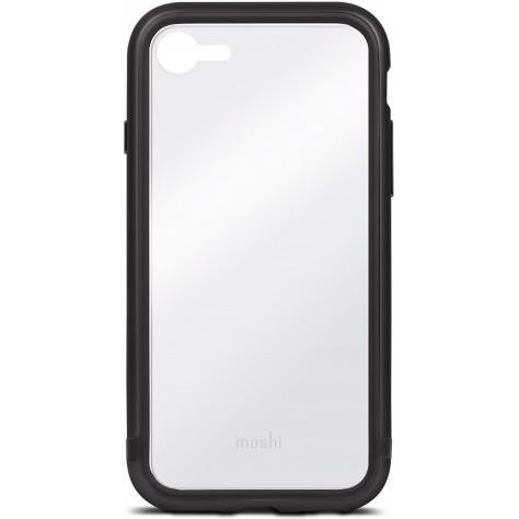 Moshi Luxe - metal bumper case for iPhone 8/7/SE - Black (Apple iPhone SE (3rd Gen), Apple iPhone SE (2nd Gen), Apple iP...