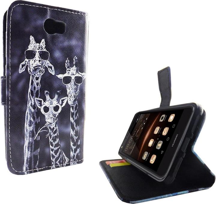 Produktbild König Design Schutz Handy Hülle für Huawei Y5 II Case Cover Tasche Wallet Etui Handyhülle Neu (Huawei Y5 II)