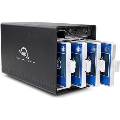 Thumbnail - OWC 4TB ThunderBay 4 mini 4-bay Thunderbolt 3 SSD For Mac and Windows PC - Feat. SoftRAID XT (2.5"), Festplattengehäuse,...