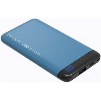 Thumbnail - Cygnett ChargeUp Pro 6000 mAh 15W USB-C Powerbank - Teal (6000 mAh, 15 W, 22.20 Wh), Powerbank, Blau