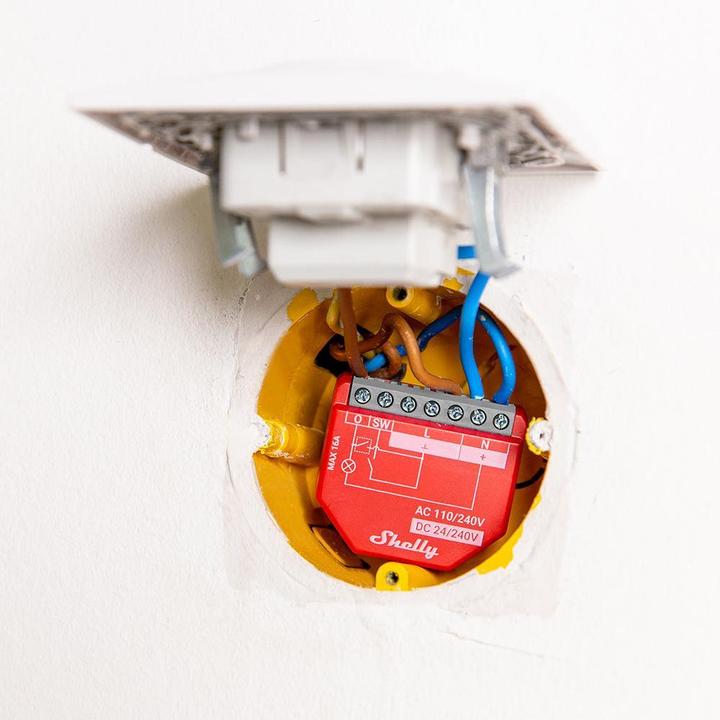 Actual product image Shelly 1PM Gen4 (Switch actuator)