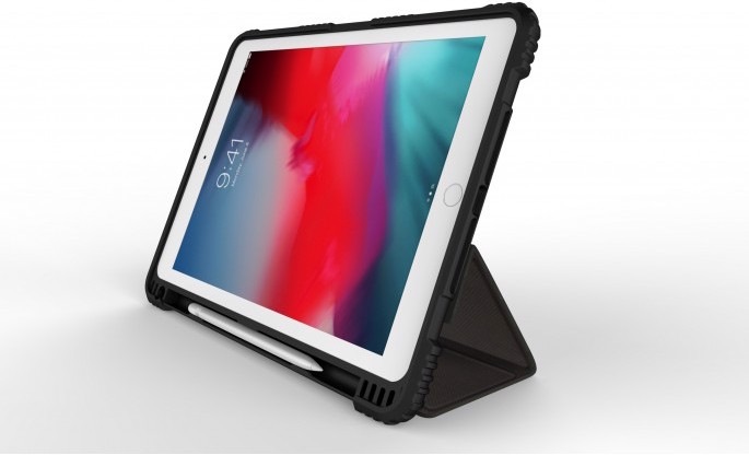 Image du produit Cygnett WorkMate Case avec porte-crayon Apple pour iPad 10.2" (2018) - Noir/Charcoal (iPad)