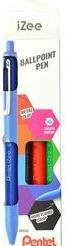 Actual product image Pentel Retractable biros iZee, case of 4, basic colours (Base colours, 4x)