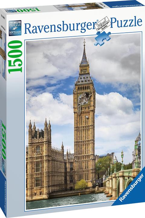 Productafbeelding Ravensburger Findus bij de Big Ben (1500 onderdelen)