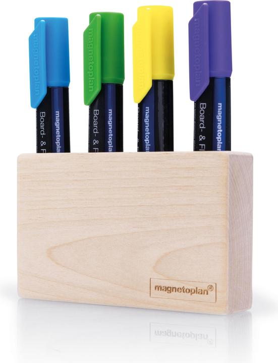 Actual product image Magnetoplan Pen holder magnetic (W x H) 114 mm x 70 mm birch