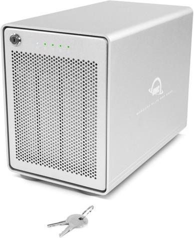 Actual product image OWC 32TB Mercury Elite Pro Quad RAID 5 Four-Drive HDD External Storage Solution feat SoftRAID XT (32 TB)