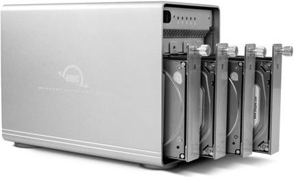 Actual product image OWC 32TB Mercury Elite Pro Quad RAID 5 Four-Drive HDD External Storage Solution feat SoftRAID XT (32 TB)