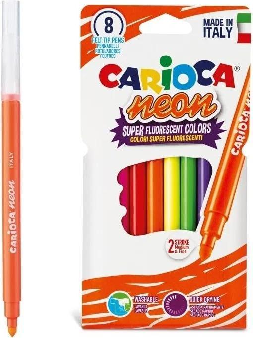 Image du produit Carioca Feutre de coloriage Neon (8x)