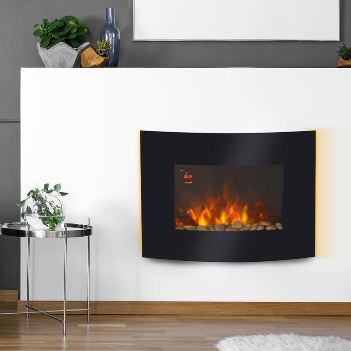 Actual product image Jamb Electric Fireplace Wall Fireplace