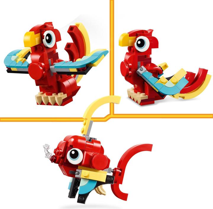 Produktbild LEGO Roter Drache (31145, LEGO Creator 3-in-1)