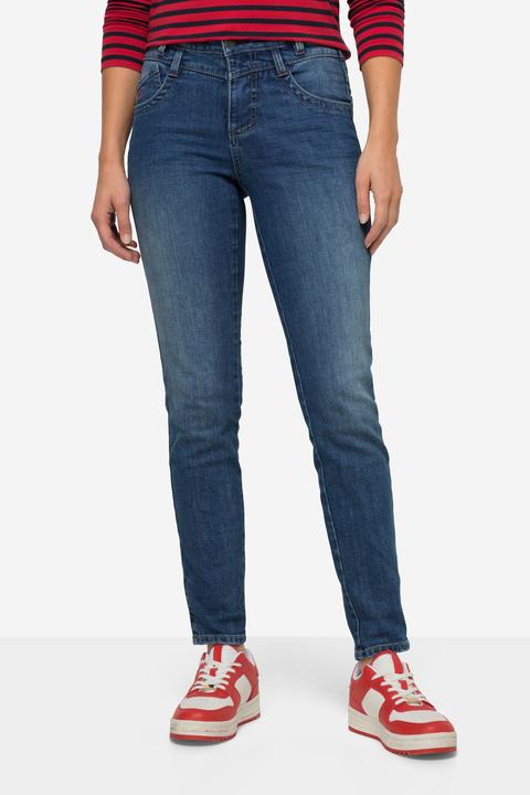 Produktbild Laurasøn Slim-Jeans, 5-Pocket, Stretch-Komfort, Saum-Umschlag (44)